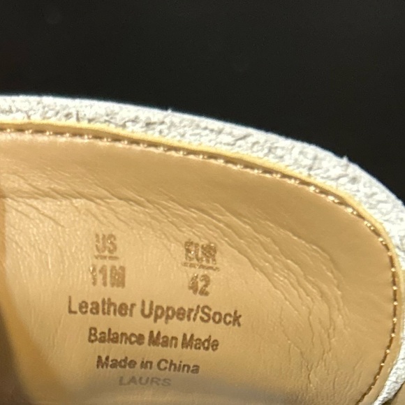 Sam Edelman Laurs Platform Lug Sole loafers Cream / Gold hardware Size 11 - Picture 10 of 11